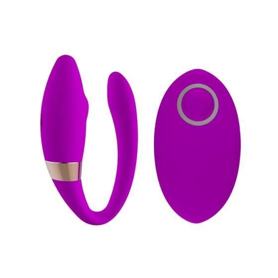 Imagem de Vibrador Casal Duplo Recarregável  Com Controle Remoto e  Aplicativo