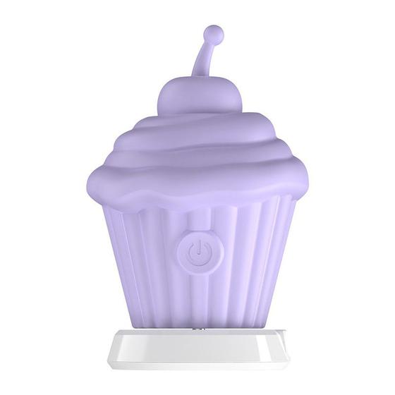 Imagem de Vibrador Cupcake para Clitóris Recarregável - 10 Velocidades