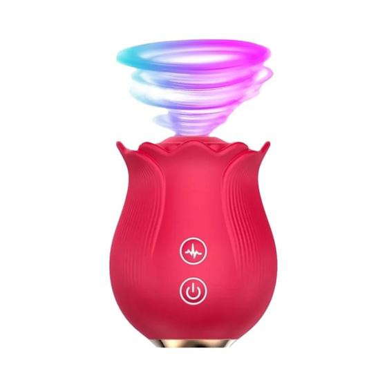 Imagem de Vibrador de impulso feminino rosa vibrador ovo clitóris otário estimulador língua lambendo wiggle