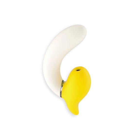 Imagem de Vibrador Duplo com Sucção Bananan - Lovetoys