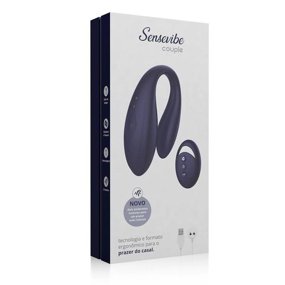 Imagem de Vibrador e Estimulador Sensevibe Couple Partner Remote - A Sós