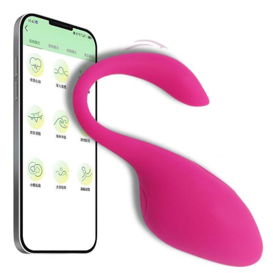 Imagem de Vibrador Feminino Bluetooth Controlado Por App 10 Modos de Vibração - Sex Shop