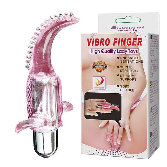 Imagem de  Vibrador Feminino Dedeira com Cerdas Estimulador Clitóris - Sex Shop