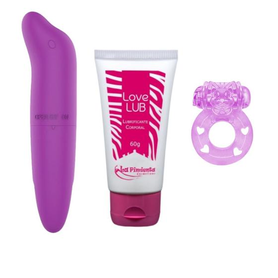 Imagem de Vibrador Feminino Golfinho Ponto G Anel Peniano Lubrificante