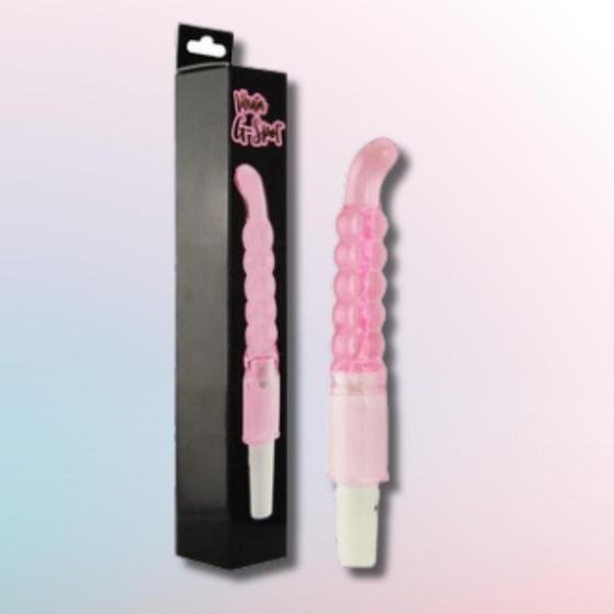 Imagem de Vibrador Feminino Ponto G Em Jelly Ondulado Estimulador Anal 21,5X3 Cm - Sexy Import  Sex Shop Plug