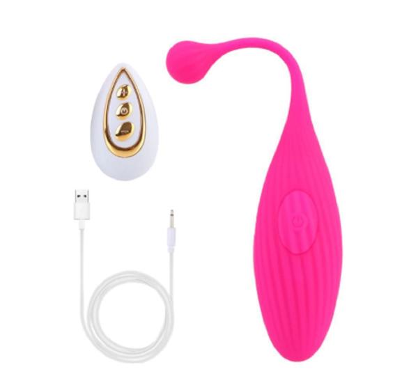 Imagem de Vibrador Feminino Sem fio Com Controle Remoto 10 velocidades - Rosa