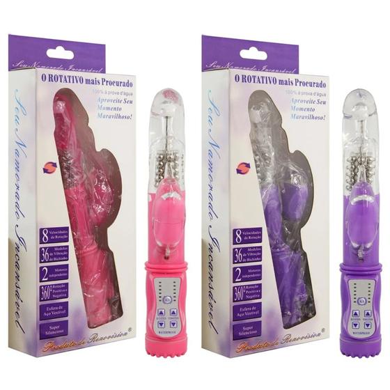 Imagem de Vibrador Jack Rabbit Rotativo Ponto G 36 Vibrações