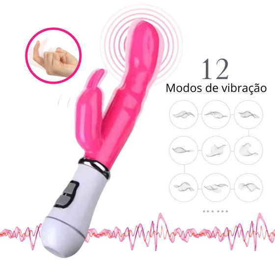 Vibrador Ponto G Feminino Sexual Jelly 10 Níveis Estimulador De Clitóris 20,5x2,8cm Sexy Import Sex Shop Produtos Adultos Imagem de Vibrador Ponto G Feminino Sexual Jelly 10 Níveis Estimulador De Clitóris 20,5x2,8cm Sexy Import Sex Shop Produtos Adultos