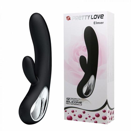 Imagem de Vibrador Ponto G Puro Silicone - Pretty Love Elmer