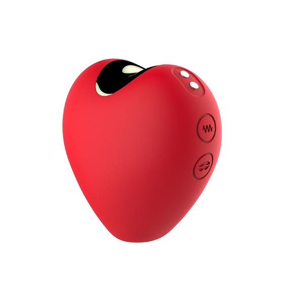 Imagem de Vibrador Sugador de Clitóris Coração Recarregável Discreto