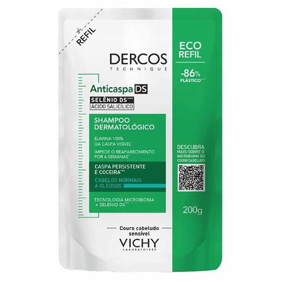 Imagem de Vichy Dercos Shampoo Anticaspa DS - Cabelos Normais a Oleosos Refil