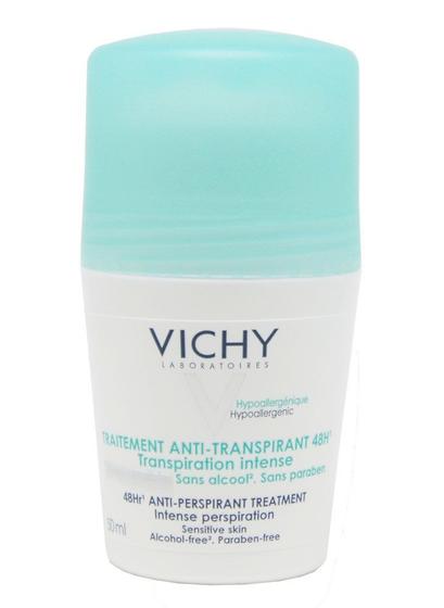 Imagem de Vichy Desodorante Roll-on Antitranspirante 48hrs Peles Sensíveis Transpiração Intensa 50ml