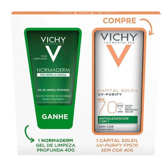 Imagem de Vichy Kit - Protetor Solar + Gel de Limpeza