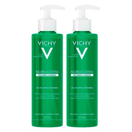 Vichy Normaderm Kit com 2 Unidades Gel de Limpeza Facial Profunda 300g é ruim? Vichy Normaderm Kit com 2 Unidades Gel de Limpeza Facial Profunda 300g é boa?