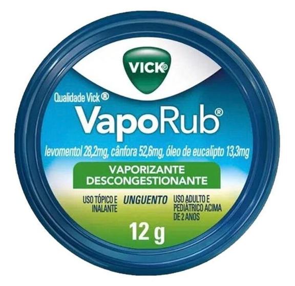 Imagem de Vick Vaporub 12G Descongestionante Vaporizante