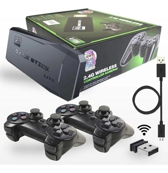 V Deo Game Retro Console Stick Box K Controles Sem Fio Brick Game Outros Games Magazine