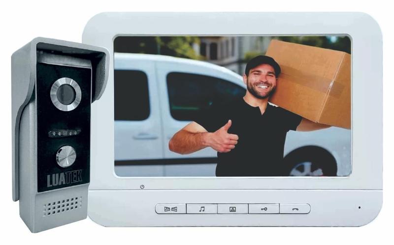 Vídeo Porteiro Eletrônico Interfone Campainha Viva Voz Câmera Visão Noturna C/ Tela Colorida 7 Polegadas Destrava Portão Menor preço em Vídeo Porteiro Eletrônico Interfone Campainha Viva Voz Câmera Visão Noturna C/ Tela Colorida 7 Polegadas Destrava Portão