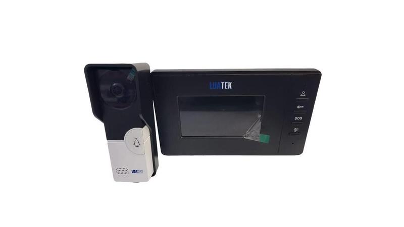 Vídeo Porteiro Interfone Visão Noturna Tela 4.3 Lcd Viva voz LKM-1202 PRETO - Luatek Menor preço em Vídeo Porteiro Interfone Visão Noturna Tela 4.3 Lcd Viva voz LKM-1202 PRETO - Luatek