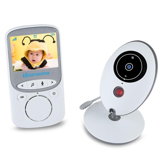 Imagem de Vídeo: Tela LCD de monitor de bebê sem fio de 2,4 polegadas 