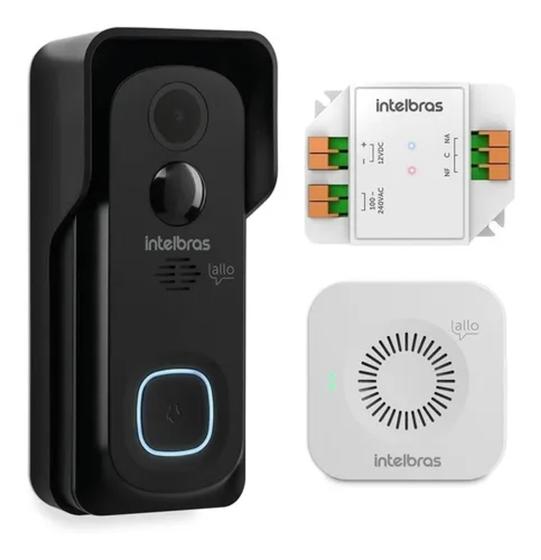 Videoporteiro Wi-fi Via App + Campainha Allo W5+ Intelbras Menor preço em Videoporteiro Wi-fi Via App + Campainha Allo W5+ Intelbras