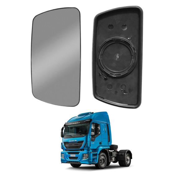 Imagem de Vidro c Base Retrovisor para Iveco Stralis Hi-Road Convexo