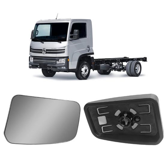 Imagem de Vidro espelho retrovisor inf vw delivery 2018... l/e convexo