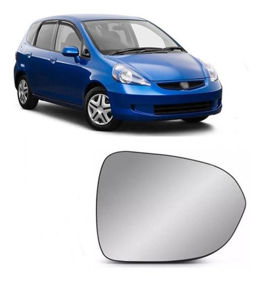 Imagem de Vidro Retrovisor Com Base Honda Fit 04/ Lado Esquerdo