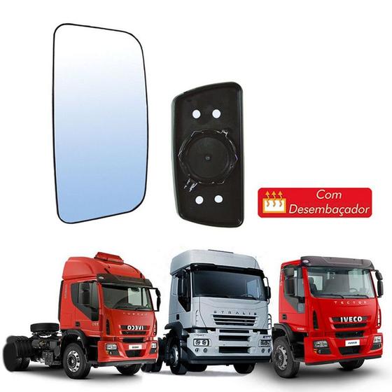 Imagem de Vidro Retrovisor Iveco Stralis Cursor Tector C Desembaçador