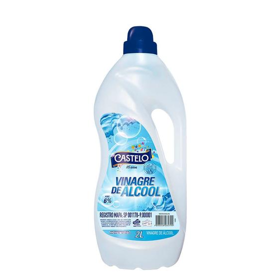Vinagre de Álcool 6% 2l Castelo Menor preço em Vinagre de Álcool 6% 2l Castelo