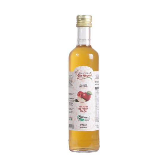 Vinagre de Maçã Orgânico Fazenda São Roque - 500ml Menor preço em Vinagre de Maçã Orgânico Fazenda São Roque - 500ml
