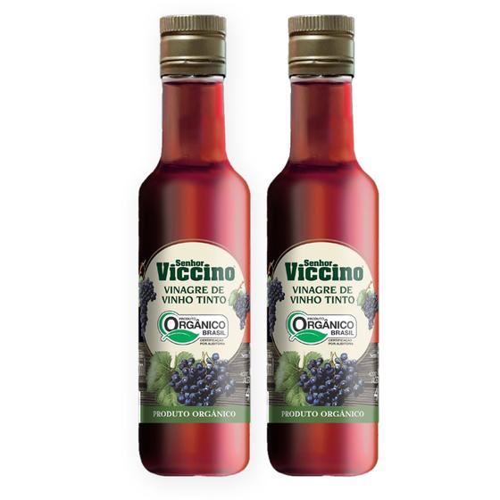 Imagem de Vinagre de Vinho Tinto 250ml Senhor Viccino Kit com 2 unidades