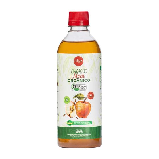 Vinagre maçã orgânico organ 500ml - Organ Alimentos Menor preço em Vinagre maçã orgânico organ 500ml - Organ Alimentos