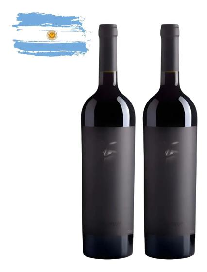 Vinho Argentino Alma Negra Mistério Blend 750ml-kit 2