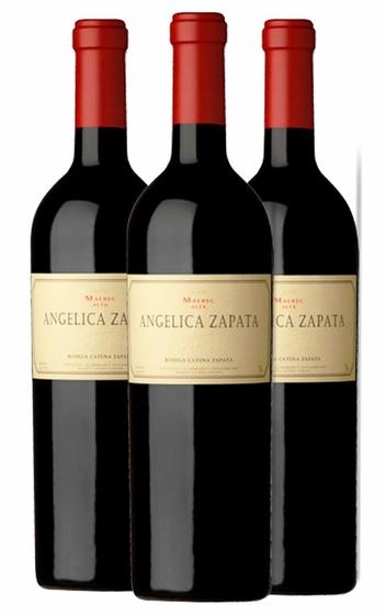 Vinho Argentino Tinto Angelica Zapata Malbec 3 Unidades