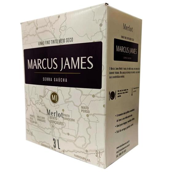 Vinho Bag In Box Marcus James Merlot L Vinho Magazine Luiza