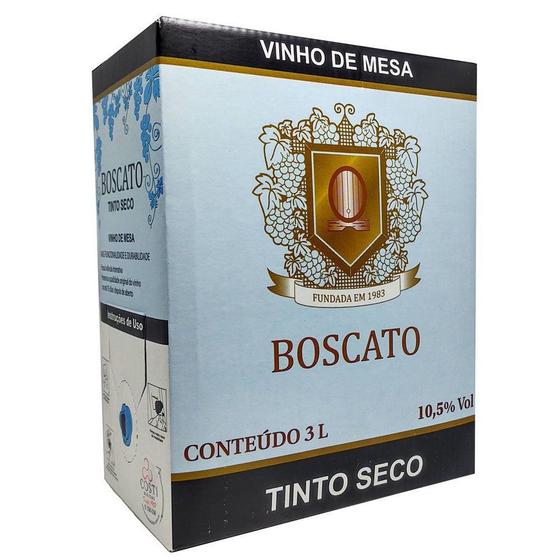 Imagem de Vinho Boscato Tinto Seco Bag 3L