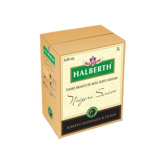 Imagem de Vinho Branco Halberth Niagara Suave Bag 3l