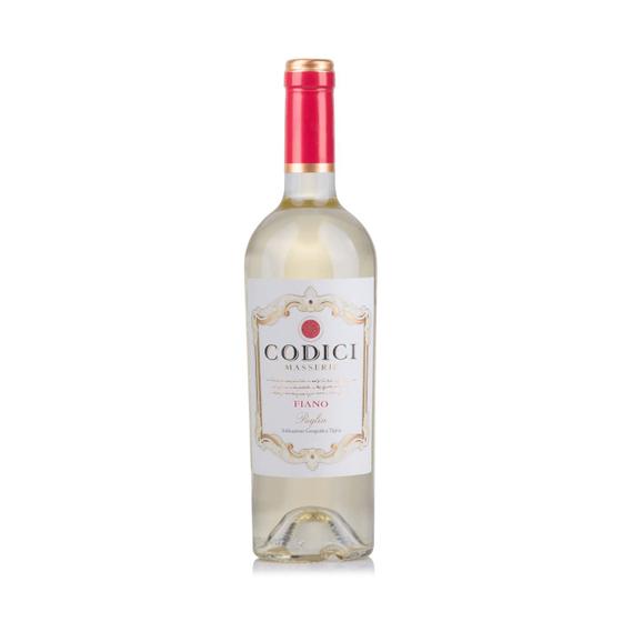 Imagem de Vinho Branco Italiano Codici Masserie Fiano Puglia 750ml