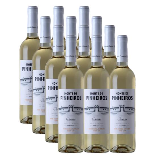 Imagem de Vinho Branco Monte De Pinheiros Cartuxa 750ml Kit 12 Unidades