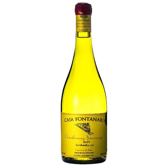 Vinho Branco Seco Chardonnay Battonage Casa Fontanari 750ml Menor preço em Vinho Branco Seco Chardonnay Battonage Casa Fontanari 750ml