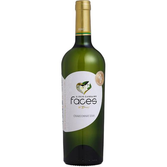 Imagem de Vinho Branco Seco Chardonnay Faces do Brasil Lidio Carraro 750ml