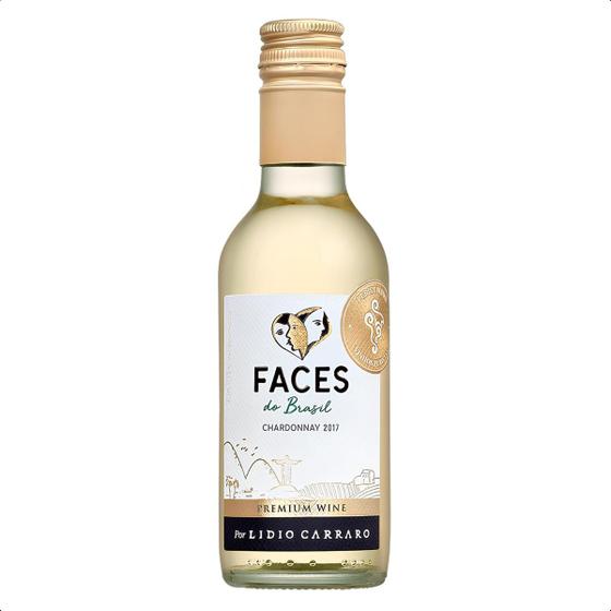 Imagem de Vinho Branco Seco Chardonnay Lidio Carraro Faces 187ml