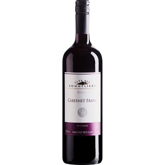 Vinho Brasileiro Tinto Suave Franc CLUB DES SOMELIERS Garrafa