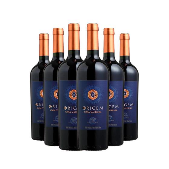 Imagem de Vinho Casa Valduga Origem Merlot Tinto Seco 6X750Ml