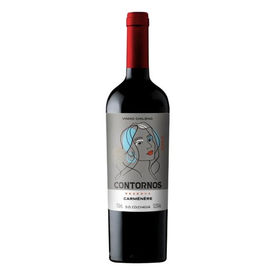 Imagem de Vinho Chileno Fino Tinto Seco Contornos Reserva Carménère 750ml Acclamé