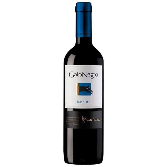 Imagem de Vinho Chileno Gato Negro Merlot Tinto 750ml