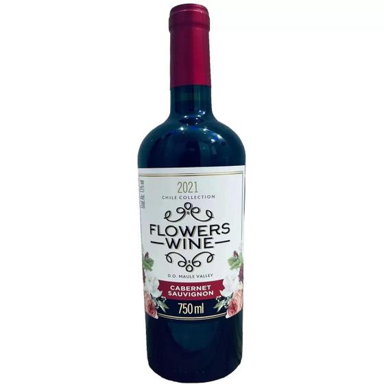 Imagem de Vinho Chileno Tinto Cabernet Sauvignon Seco Flowers Wine 750ml