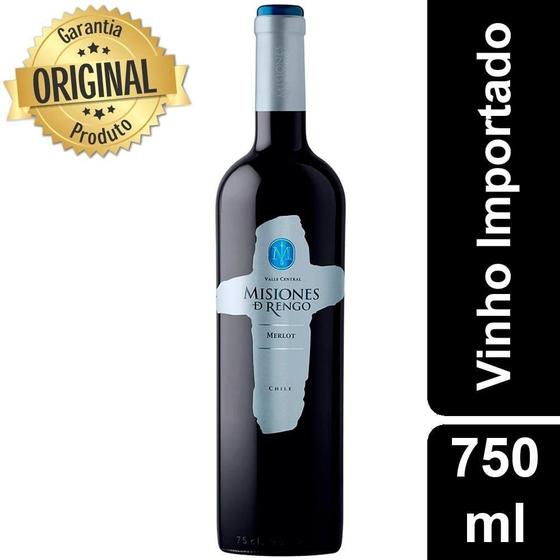 Imagem de Vinho Chileno Tinto Merlot Varietal Garrafa 750ml - Misiones de Rengo