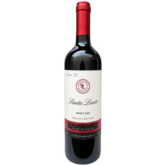 Vinho Fino Tinto Chileno Santa Loreto Sweet Red 750ml