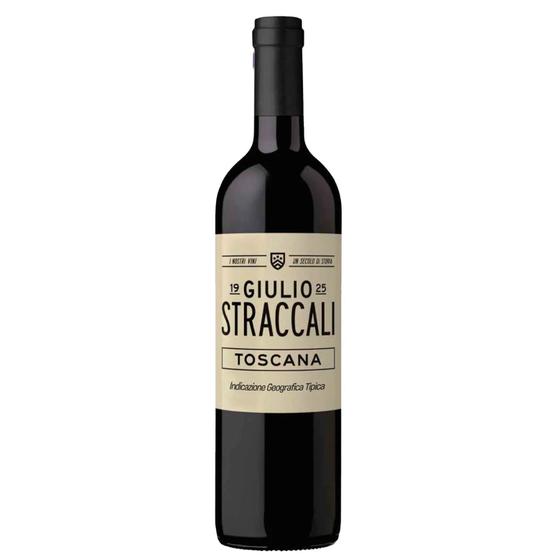 Imagem de Vinho Fino Tinto Meio Seco Giulio Straccalli Cab.e Mer. 750ML